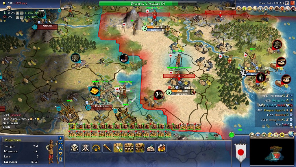 プレイレポ Bts 侍魂 その２ Civilization4 Civ4 シヴィライゼーション4 攻略wiki