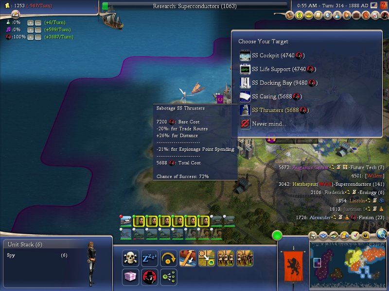 プレイレポ Bts 天帝陛下のスパイ戦 第四回 Civilization4 Civ4 シヴィライゼーション4 攻略wiki